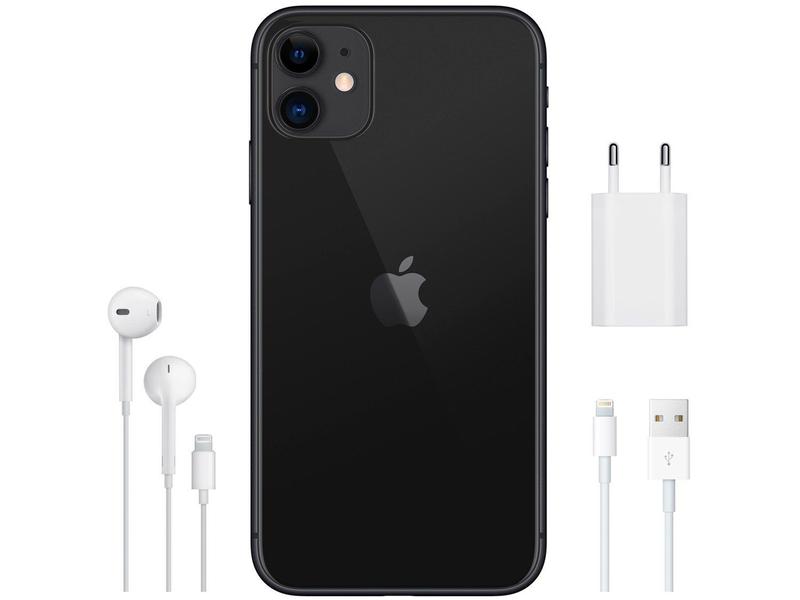 iPhone 11 Apple 128GB Preto 6,1” 12MP iO - iPhone - Magazine Luiza